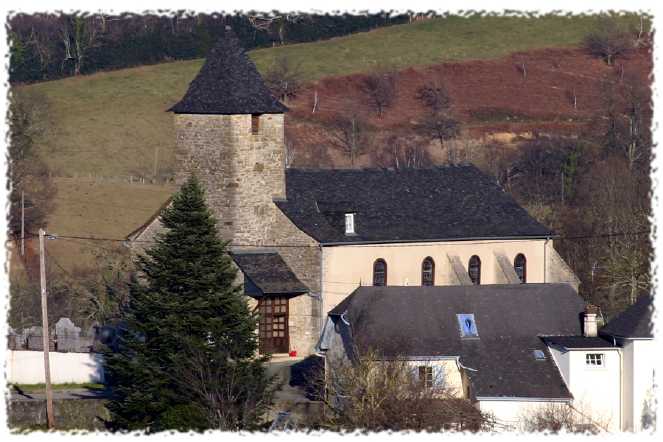 photo de l'église Saint-Vincent de Lasseubetat - département des Pyrénées-Atlantiques