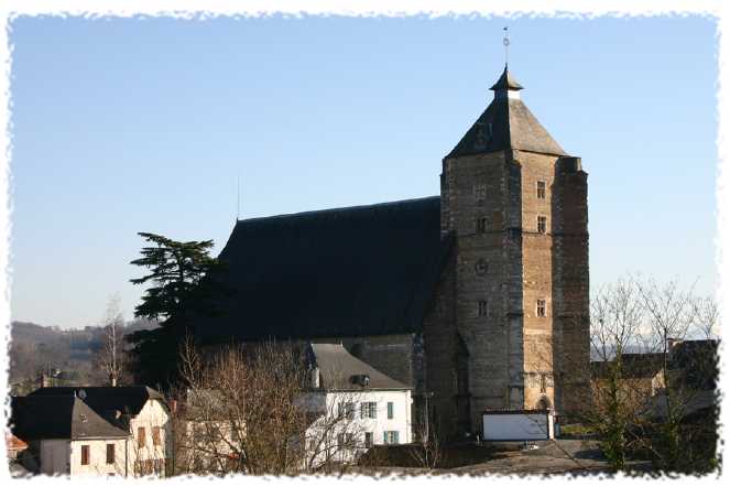 photo de l'église Saint-Girons de Monein  - Département des Pyrénées-Atlantiques
