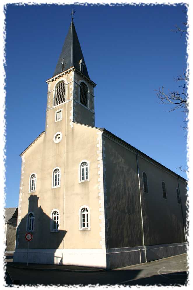 photo de l'église Saint-Jean-Baptiste de Pardies Département des Pyrénées-Atlantiques