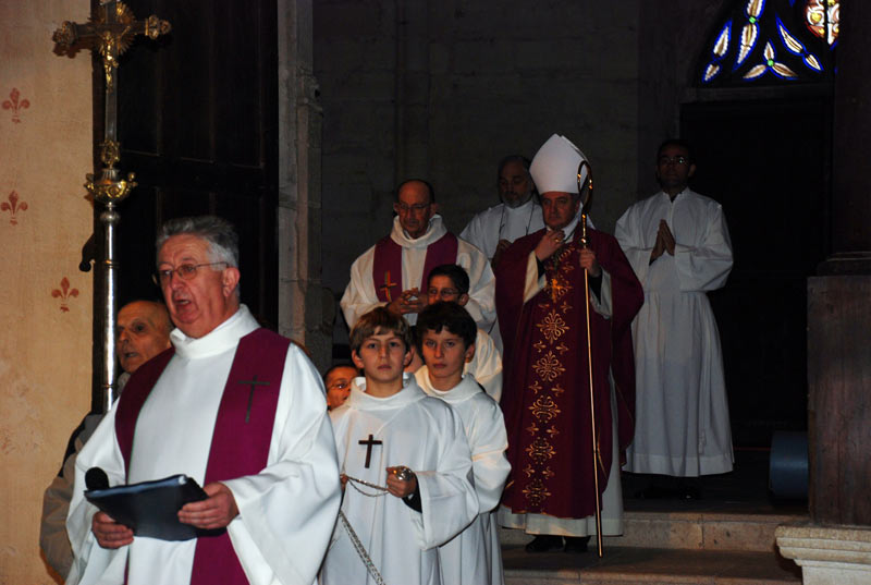 Photo de la visite de Monseigneur Aillet