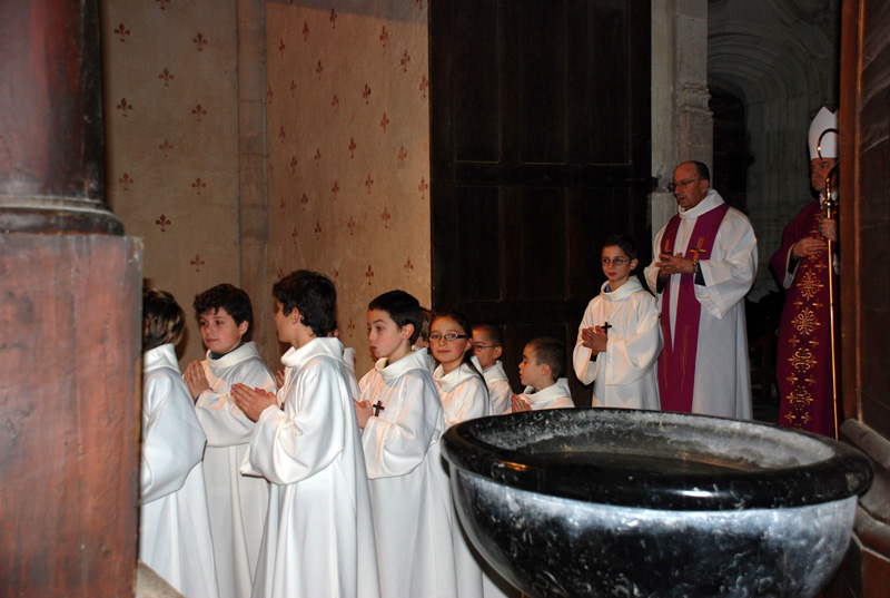 Photo de la visite de Monseigneur Aillet