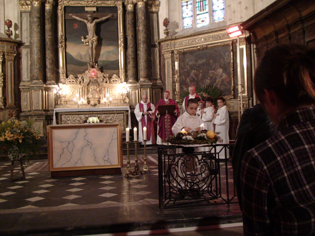 Photo de la visite de Monseigneur Aillet