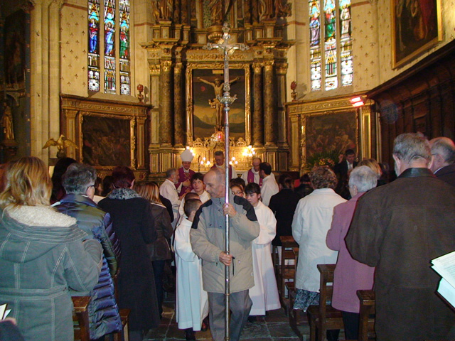 Photo de la visite de Monseigneur Aillet