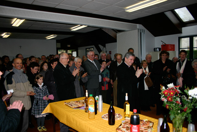 Photo de la visite de Monseigneur Aillet