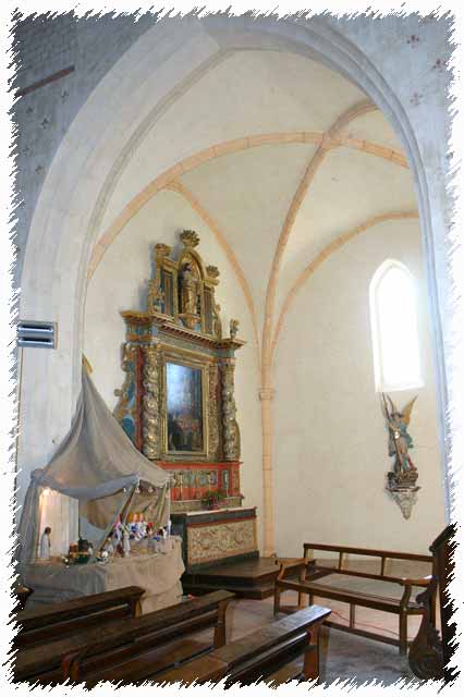 photo de l achapelle de Marca dans l'église Saint-Girons de Monein