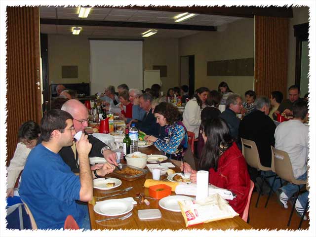 photo de repas de la matinée dominicale