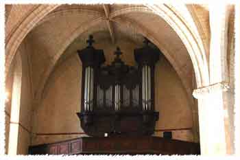 photo de l'orgue de Monein
