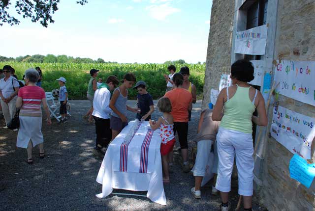 préparation de l'autel